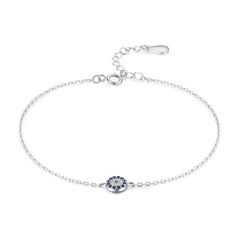 Filigranes Armband aus 925 Sterling Silber mit Zirkonia-Element