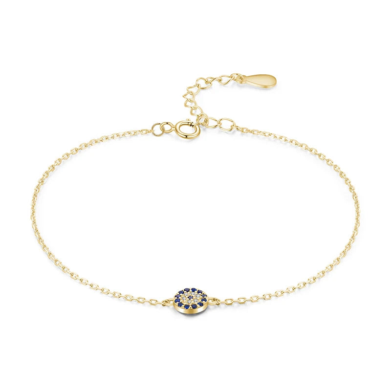 Filigranes Armband aus 925 Sterling Silber mit Zirkonia-Element