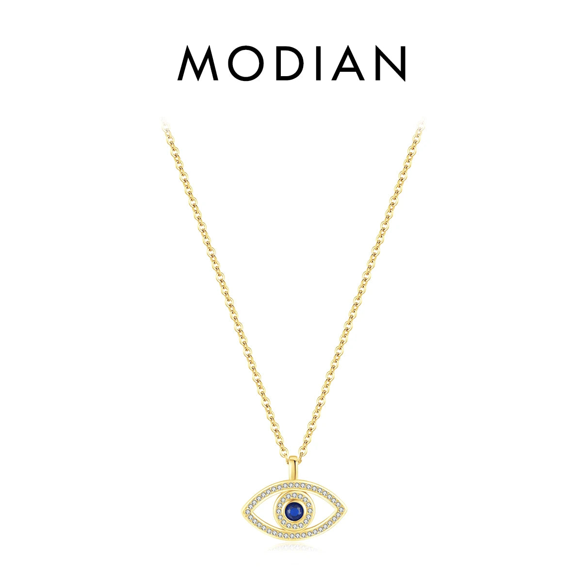 Schutz & Eleganz – Silberkette mit Türkis-Evil-Eye aus 925 Sterling Silber