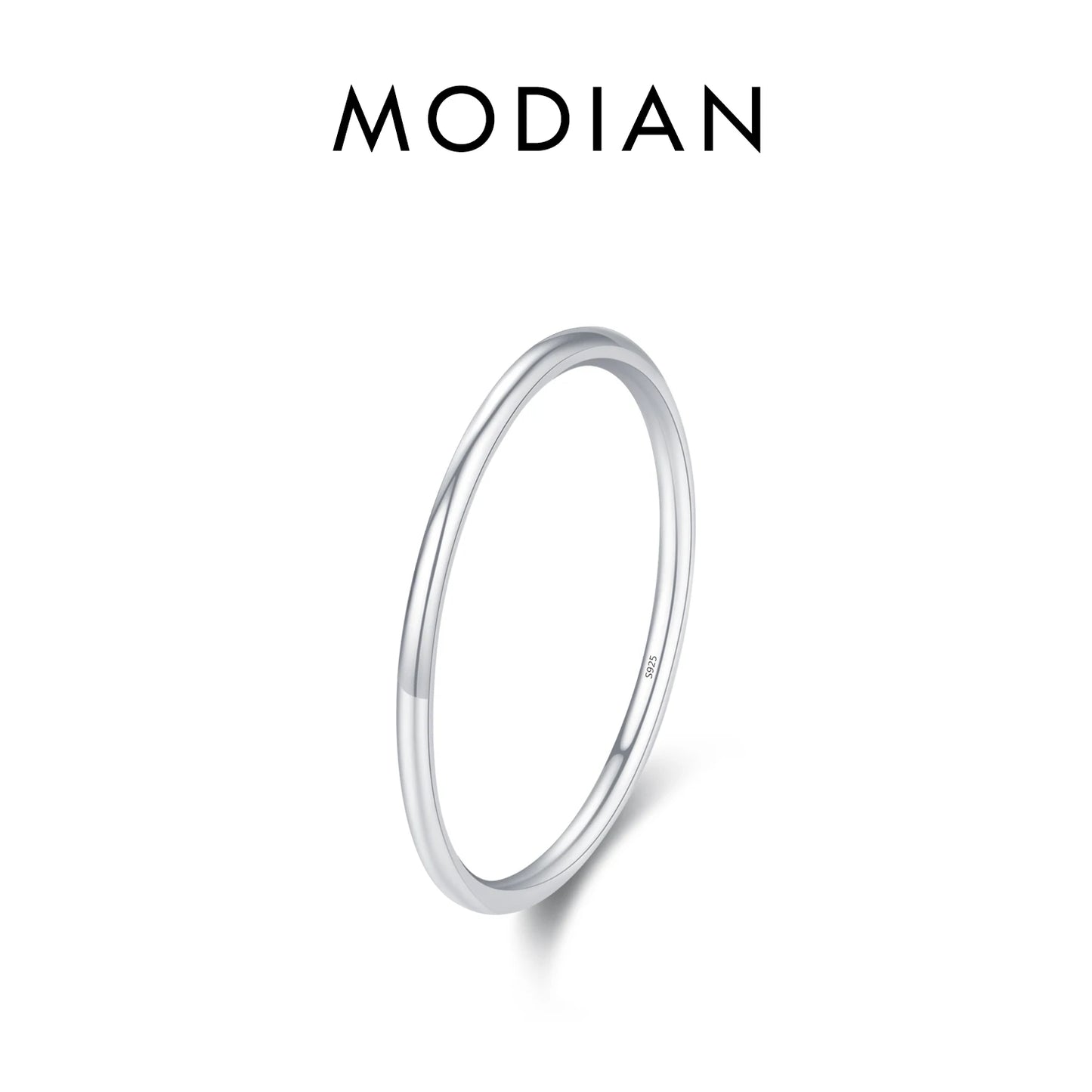 Minimalistische 925 Sterling Silber Ringe