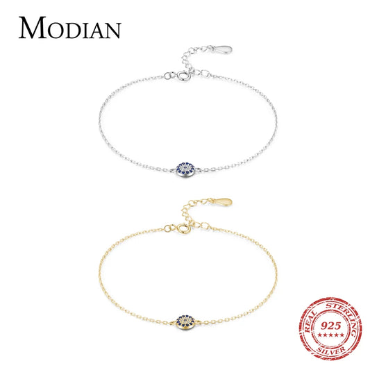 Filigranes Armband aus 925 Sterling Silber mit Zirkonia-Element