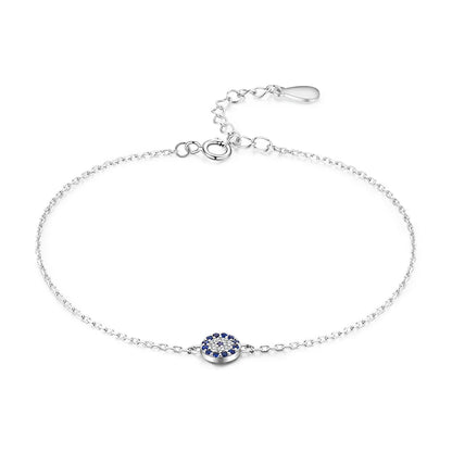 Filigranes Armband aus 925 Sterling Silber mit Zirkonia-Element