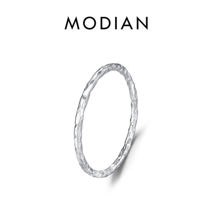 Minimalistische 925 Sterling Silber Ringe