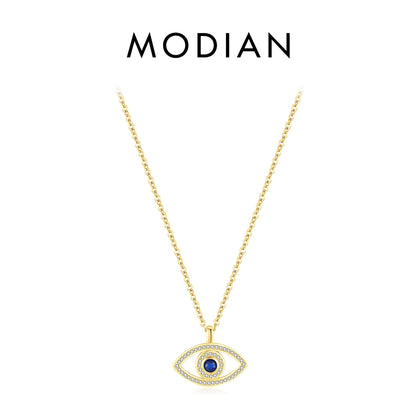 Schutz & Eleganz – Silberkette mit Türkis-Evil-Eye aus 925 Sterling Silber