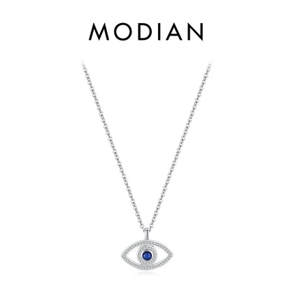 Schutz & Eleganz – Silberkette mit Türkis-Evil-Eye aus 925 Sterling Silber