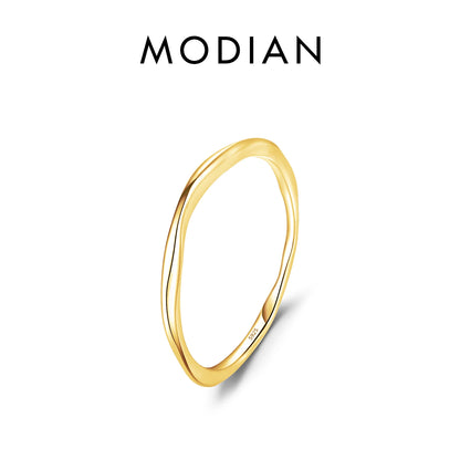 Minimalistische 925 Sterling Silber Ringe