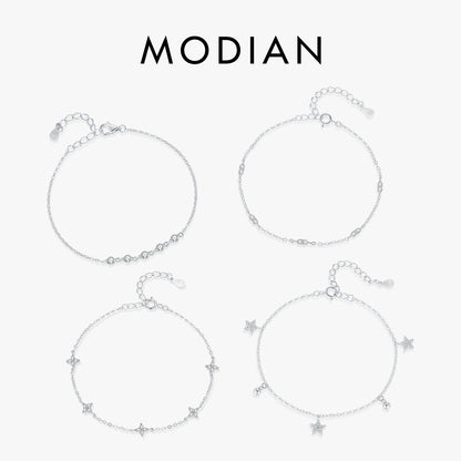 Filigrane 925 Sterling Silber Armbänder mit zarten Details