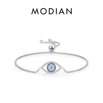 Armband-Kollektion aus 925 Sterling Silber mit blauen Akzenten & Evil-Eye-Designs