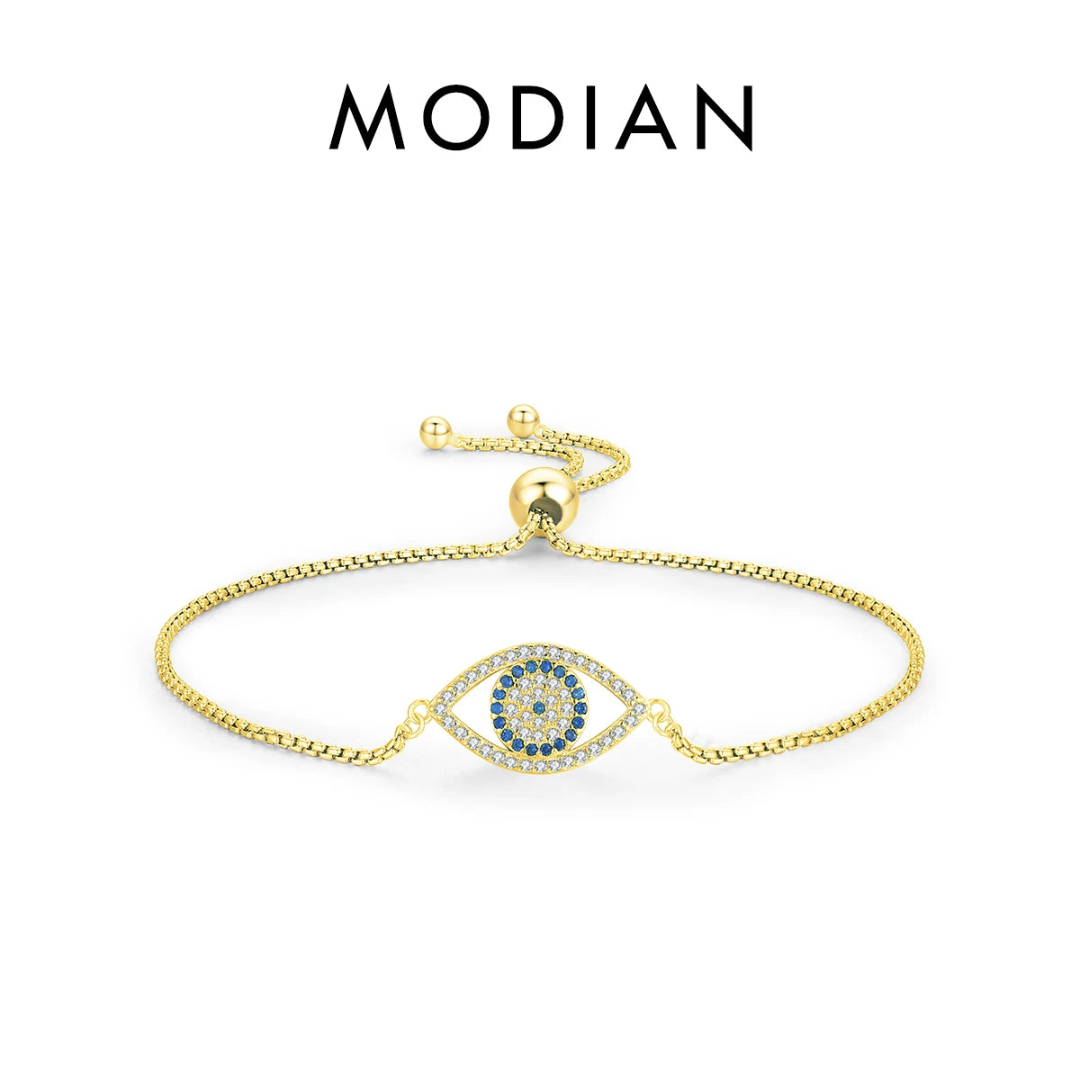 Armband-Kollektion aus 925 Sterling Silber mit blauen Akzenten & Evil-Eye-Designs