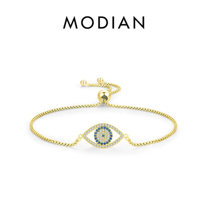 Armband-Kollektion aus 925 Sterling Silber mit blauen Akzenten & Evil-Eye-Designs