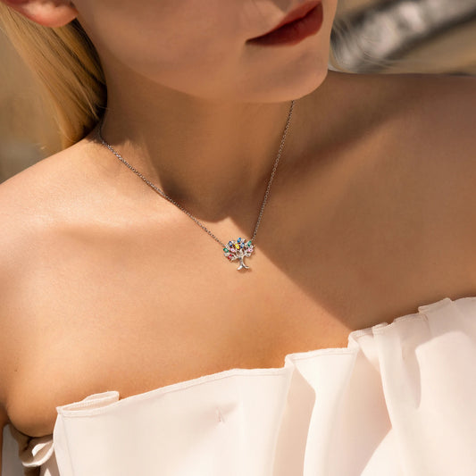 925 Sterling Silber Lebensbaum-Kette – Symbol für Wachstum & Harmonie