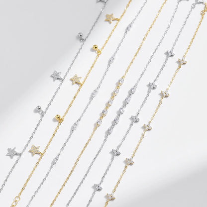 Filigrane 925 Sterling Silber Armbänder mit zarten Details