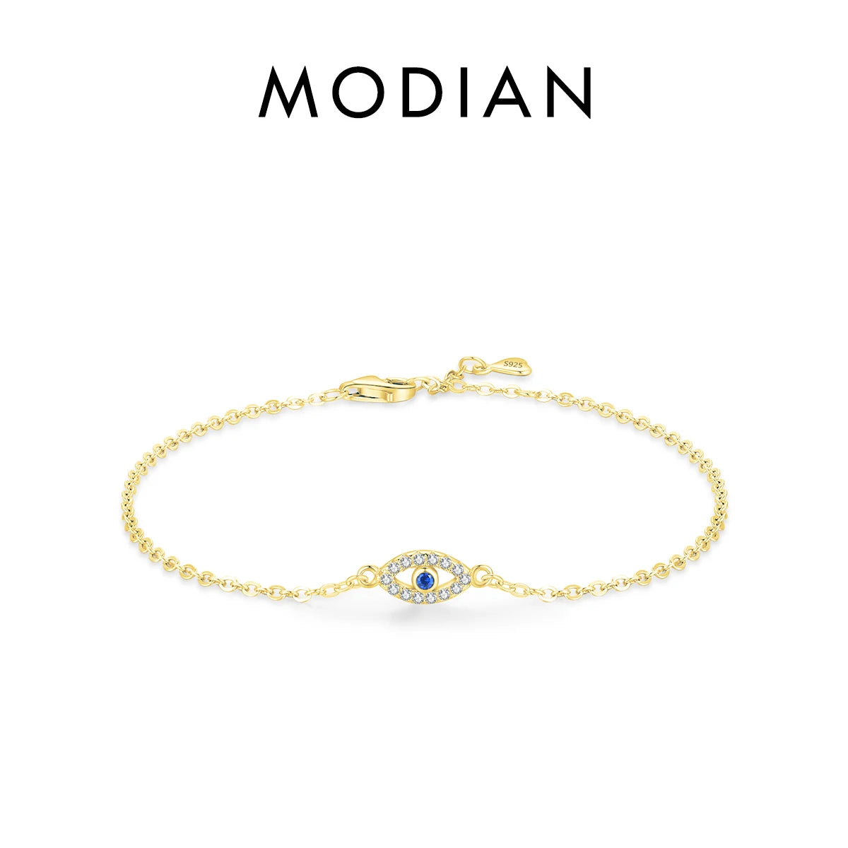 Armband-Kollektion aus 925 Sterling Silber mit blauen Akzenten & Evil-Eye-Designs