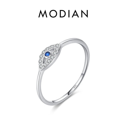 925 Sterling Silber Ringe mit blauen und klaren Zirkonia