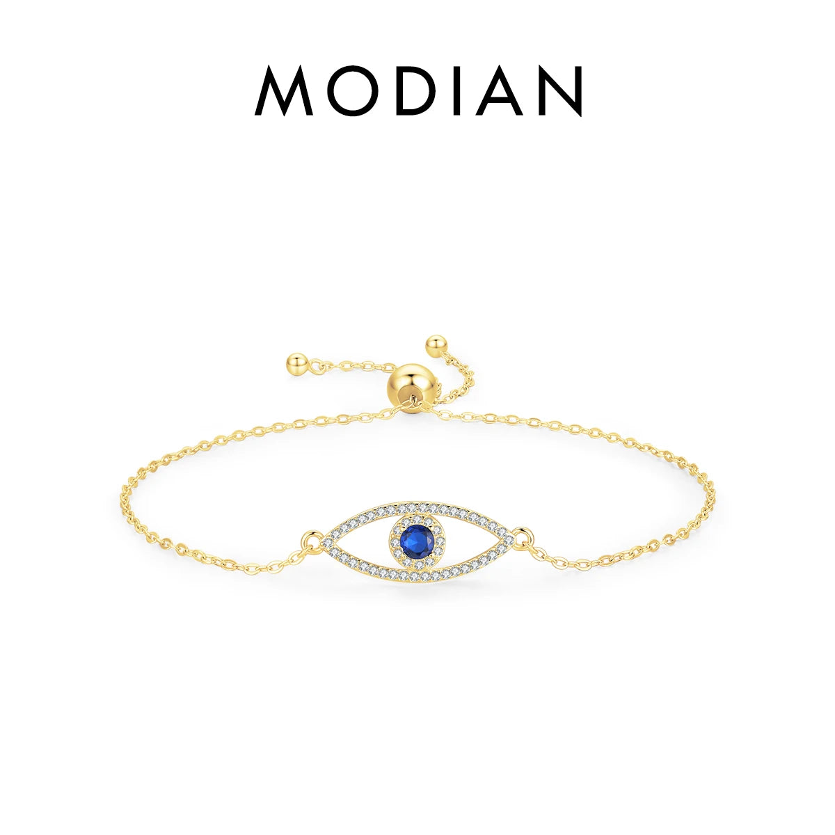 Armband-Kollektion aus 925 Sterling Silber mit blauen Akzenten & Evil-Eye-Designs