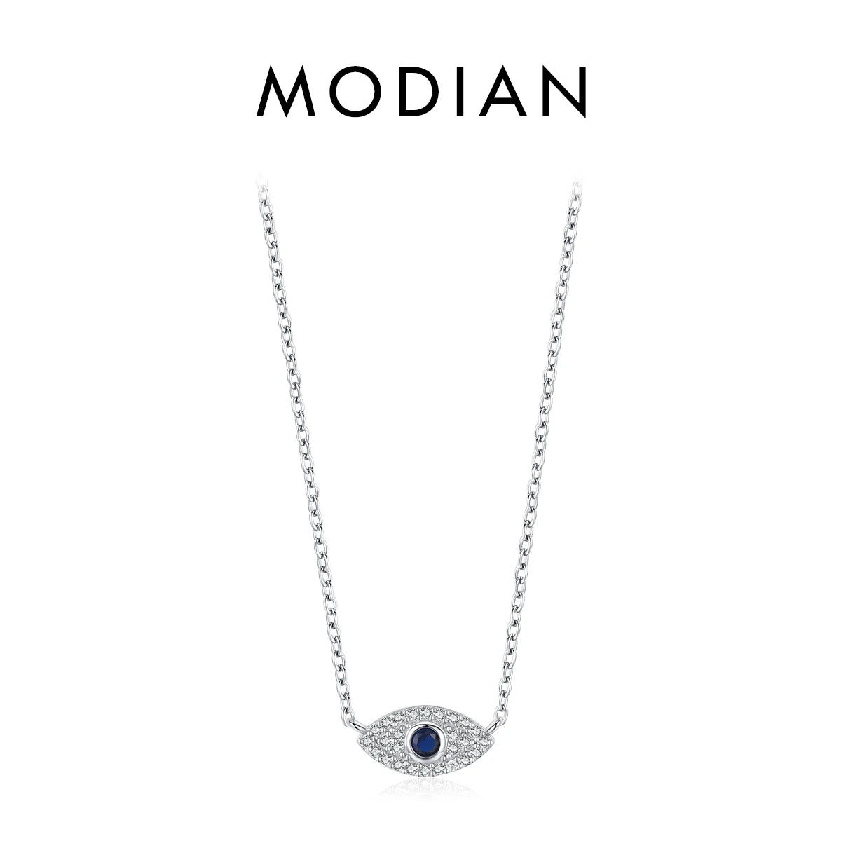 Schutz & Eleganz – Silberkette mit Türkis-Evil-Eye aus 925 Sterling Silber