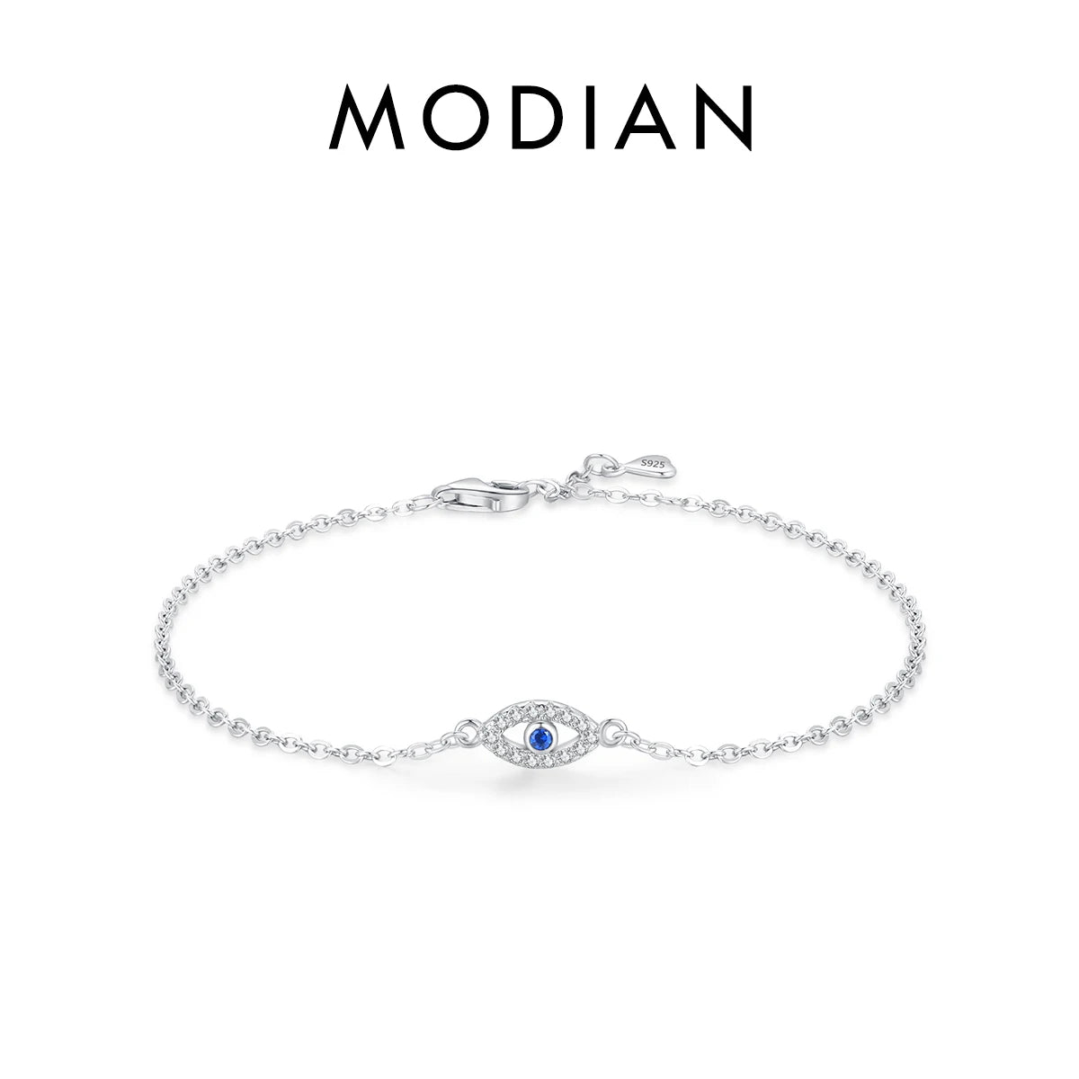 Armband-Kollektion aus 925 Sterling Silber mit blauen Akzenten & Evil-Eye-Designs