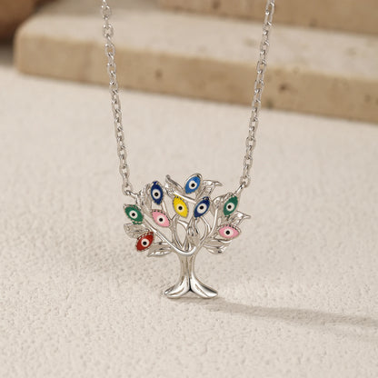 925 Sterling Silber Lebensbaum-Kette – Symbol für Wachstum & Harmonie