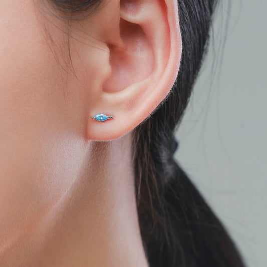 925 Sterling Silber Fisch-Ohrringe mit Zirkonia – Verspielt & Elegant