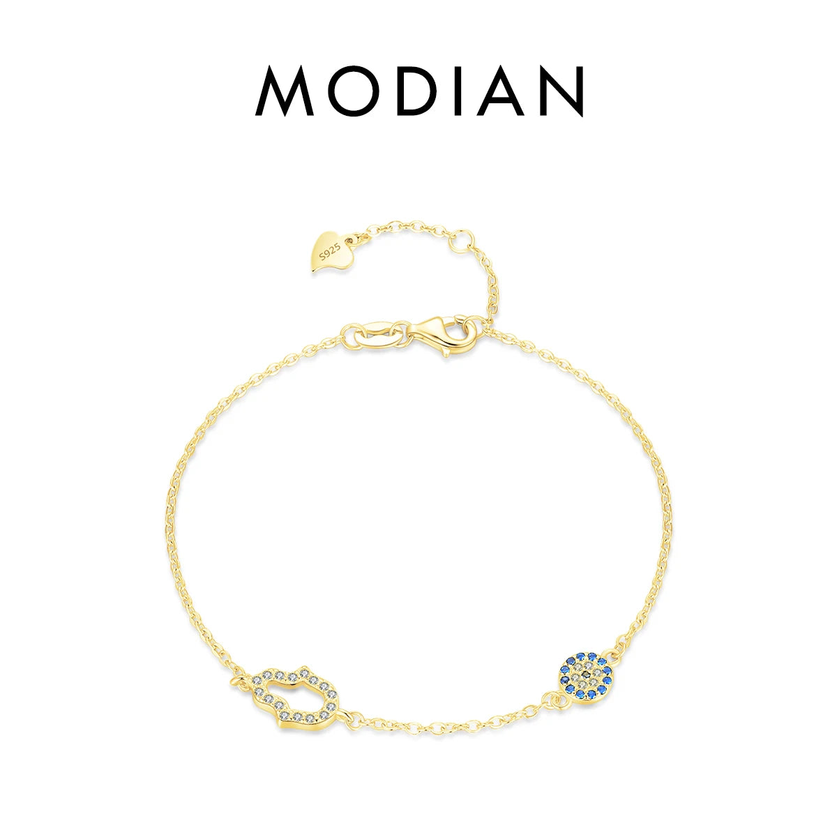 Armband-Kollektion aus 925 Sterling Silber mit blauen Akzenten & Evil-Eye-Designs