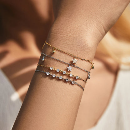 Filigrane 925 Sterling Silber Armbänder mit zarten Details