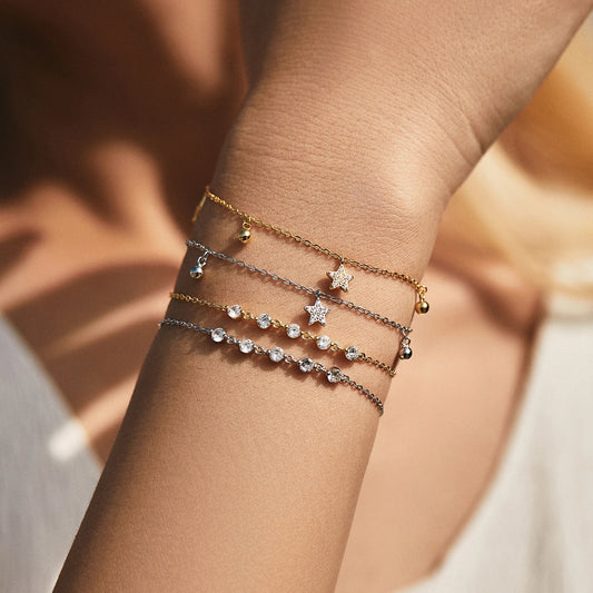 Filigrane 925 Sterling Silber Armbänder mit zarten Details