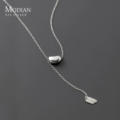 925 Sterling Silber Y-Kette im minimalistischen Design