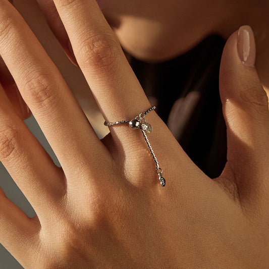 925 Sterling Silber Ring mit rundem Moissanit – Eleganz in ihrer reinsten Form